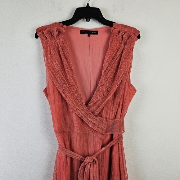 REVOLVE X  House of Harlow 1960 Meriem Wrap Dress in Coral Size XL - Picture 4 of 11